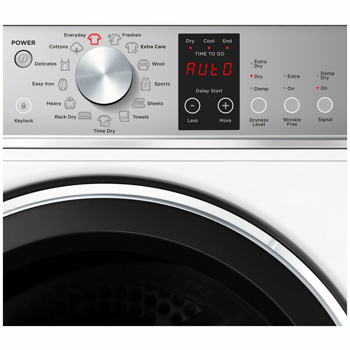 Fisher & Paykel 9kg Heat Pump Dryer - Energy Efficient, Quiet & Gentle on Clothes | White (Model DH9060P2) | Perfect for Apartments, Laundry Rooms & Eco-Friendly Homes