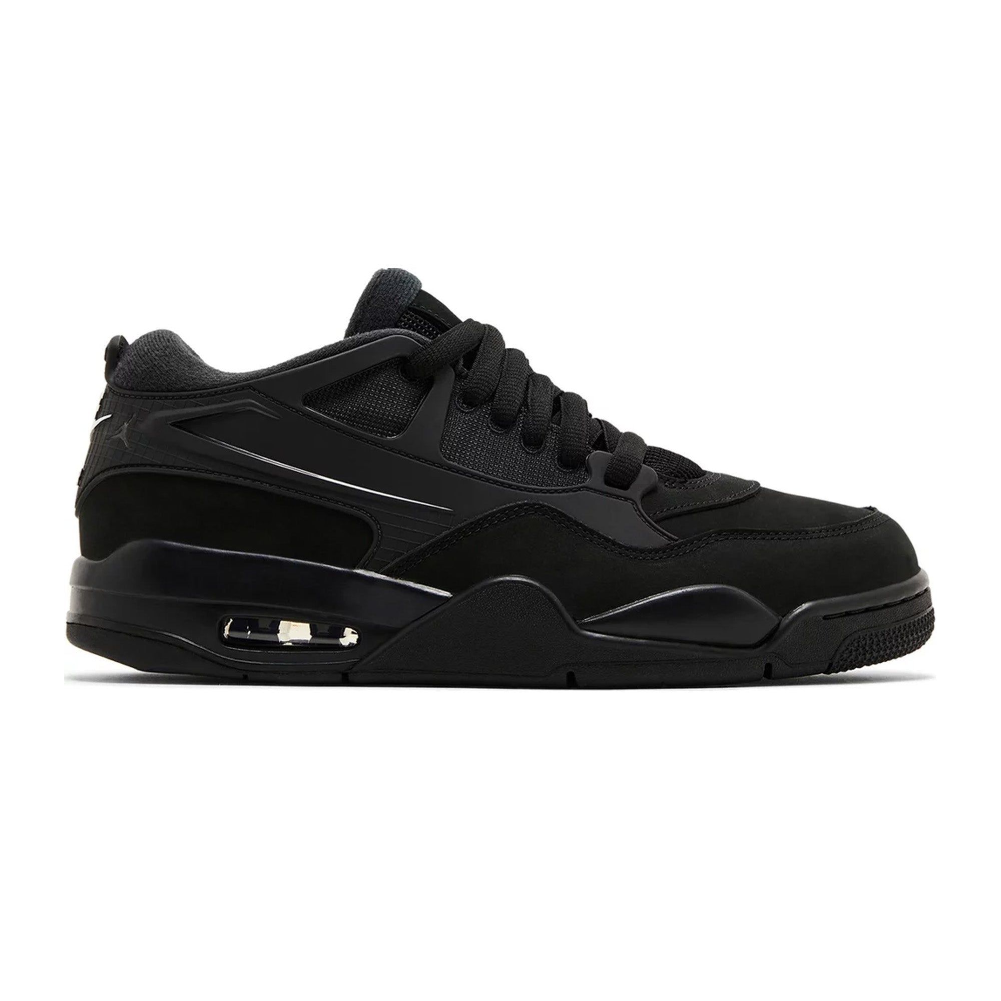 Air Jordan 4 Retro 'Black Cat' Men's Basketball Shoes 2024 - Premium Black Leather Sneakers for Running, Gym & Streetwear Fashion