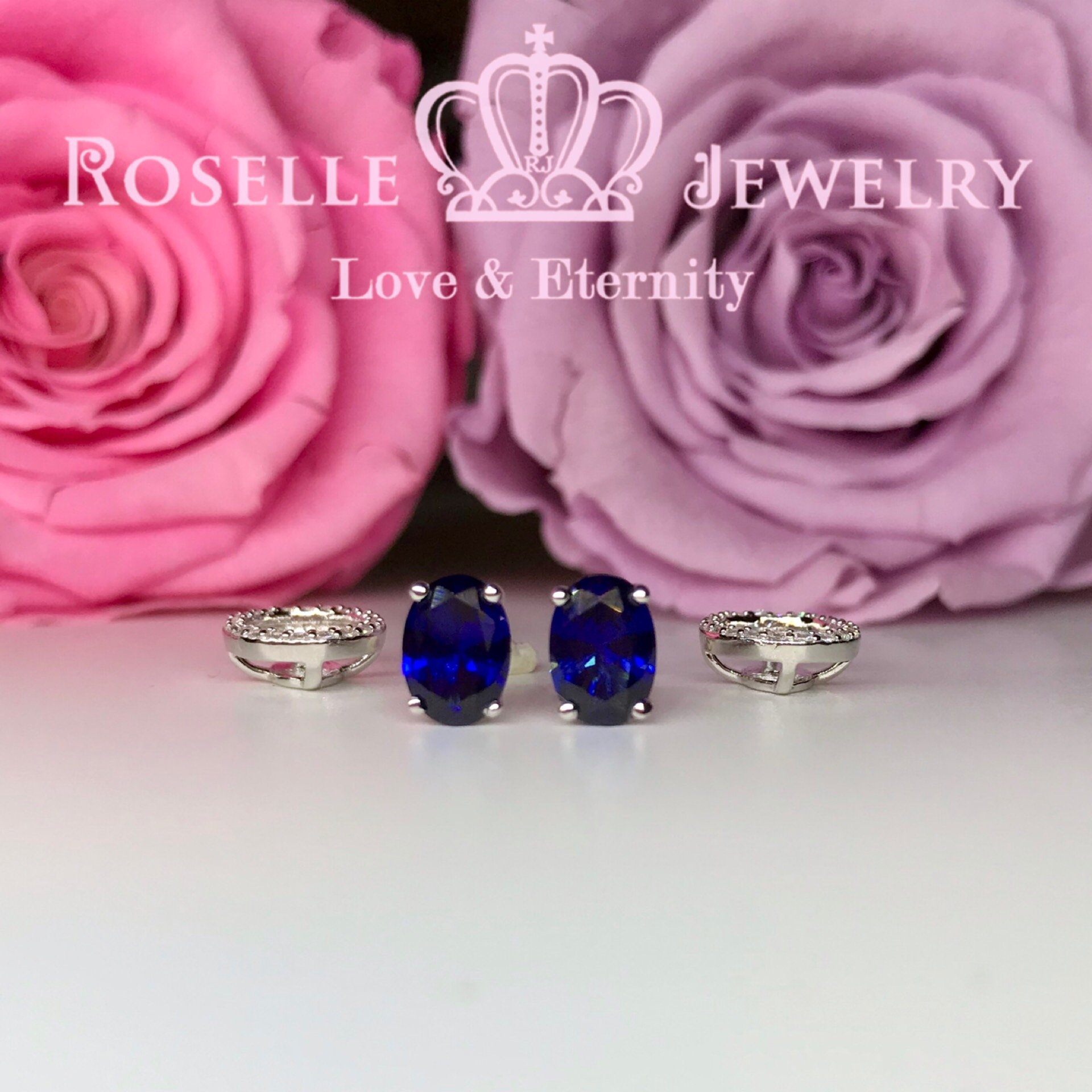 Elegant Detachable Oval Halo Stud Earrings for Women | 14K Gold Plated Cubic Zirconia Bridal Jewelry | Perfect for Weddings, Parties & Special Occasions