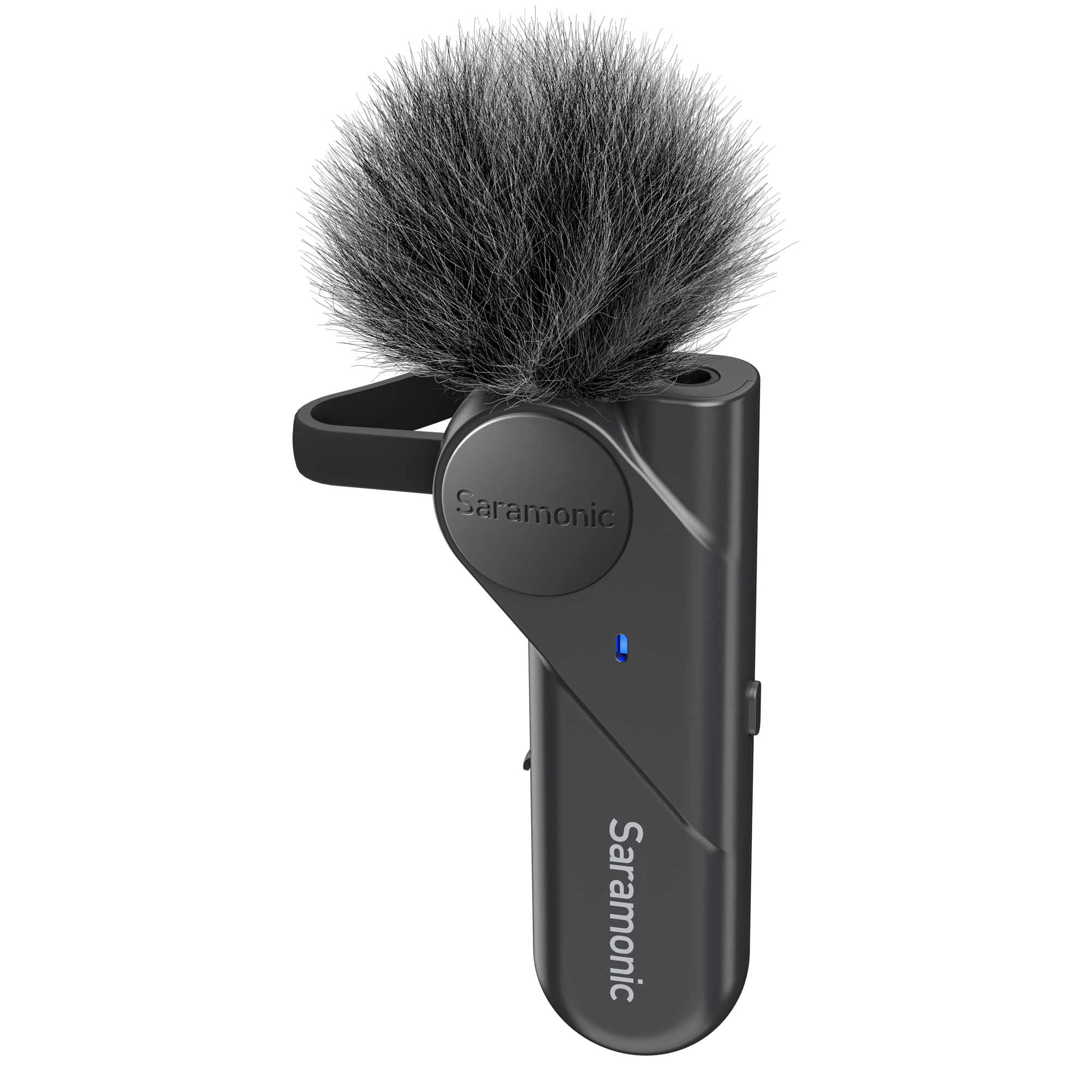 Saramonic BTW Wireless Bluetooth Clip-On Microphone with 3.5mm Headphone Jack & Noise Cancelling - Compatible with Computer, Smartphone, Tablet, Laptop - Perfect for Podcasting, Streaming, Video Conferencing & Online Meetings (Black)