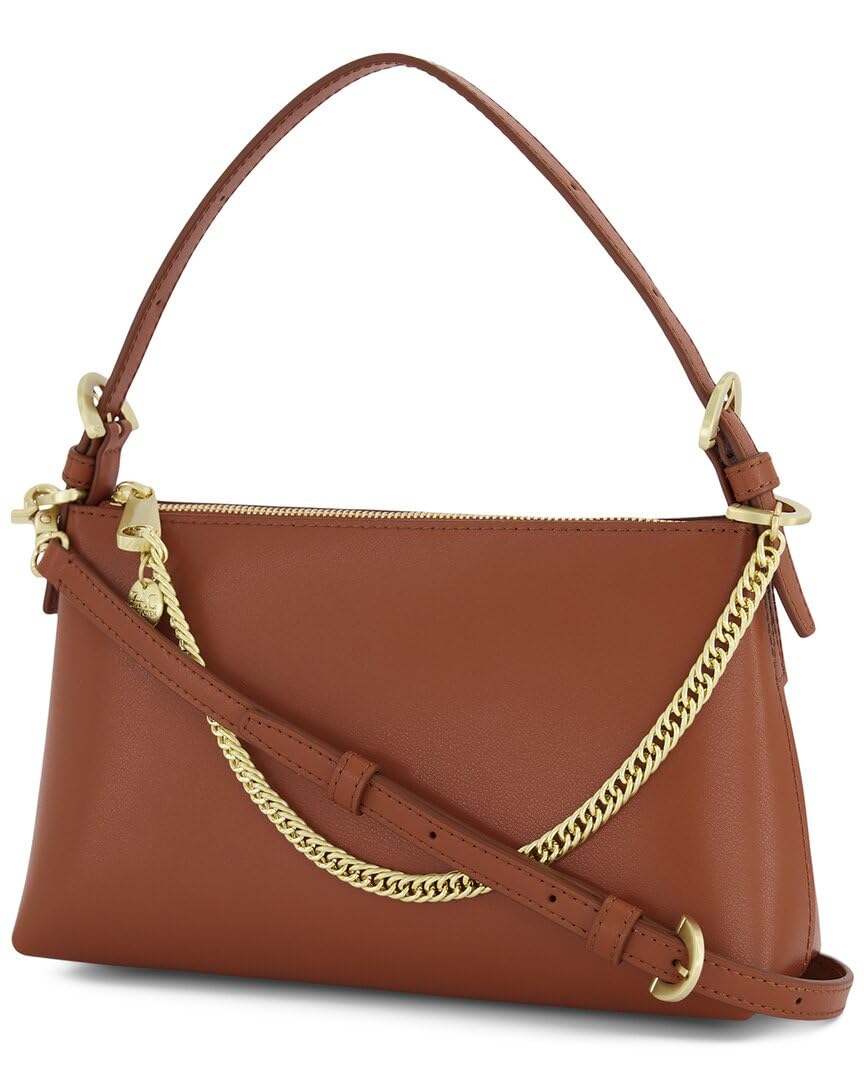 ZAC Zac Posen Women's Zip Top Crossbody Bag - Stylish Leather Shoulder Purse for Everyday Use, Work & Travel