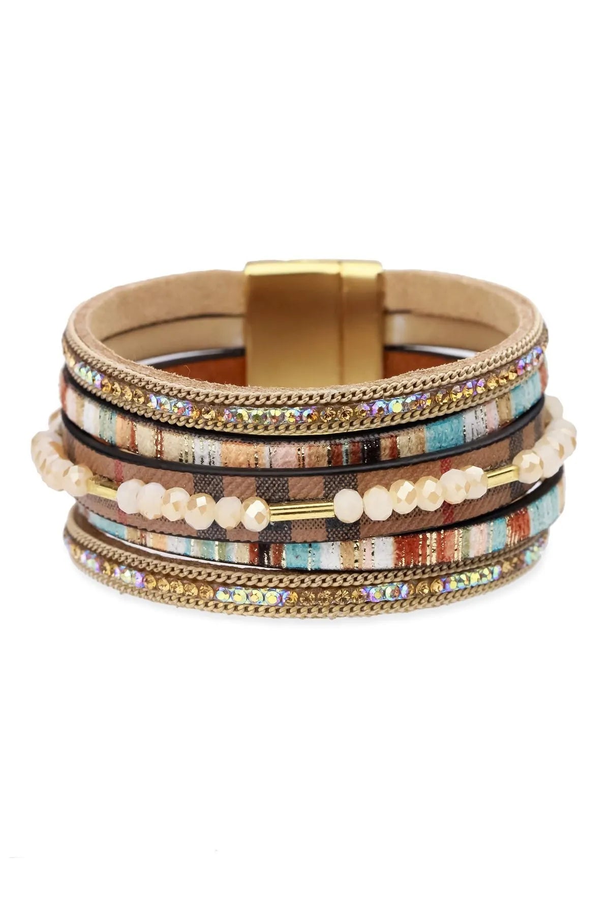 Cheerful Beaded Bracelet for Women - Handmade Boho Friendship Bracelets with Colorful Beads - Perfect for Gifts, Parties, and Everyday Wear