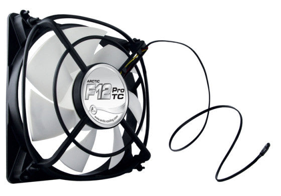 Arctic Cooling F12 Pro TC 120mm x 120mm x 38mm Temperature Controlled Cooling Fan - Perfect for PC Case, CPU Cooler & Server Cooling Systems