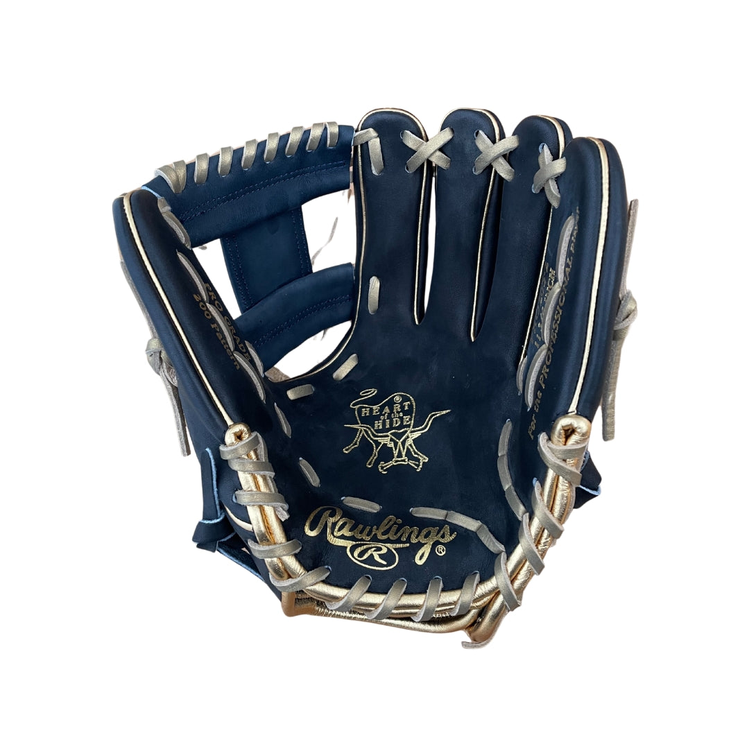 Rawlings 360 Exclusive Series Heart of the Hide Black & Gold Baseball Glove 11.5