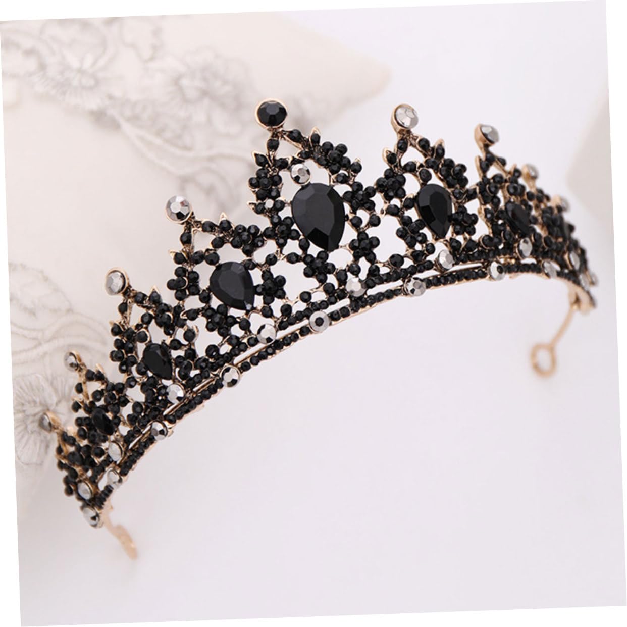 Beaupretty 3-Piece Crystal Rhinestone Tiara Set - Vintage Baroque Queen Bridal Headpiece for Weddings, Prom, Pageants & Special Occasions