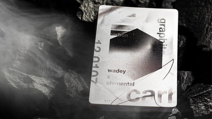Premium Carbon Fiber Playing Cards - Graphite Edition | Durable & Stylish Deck for Poker, Magic Tricks & Card Games