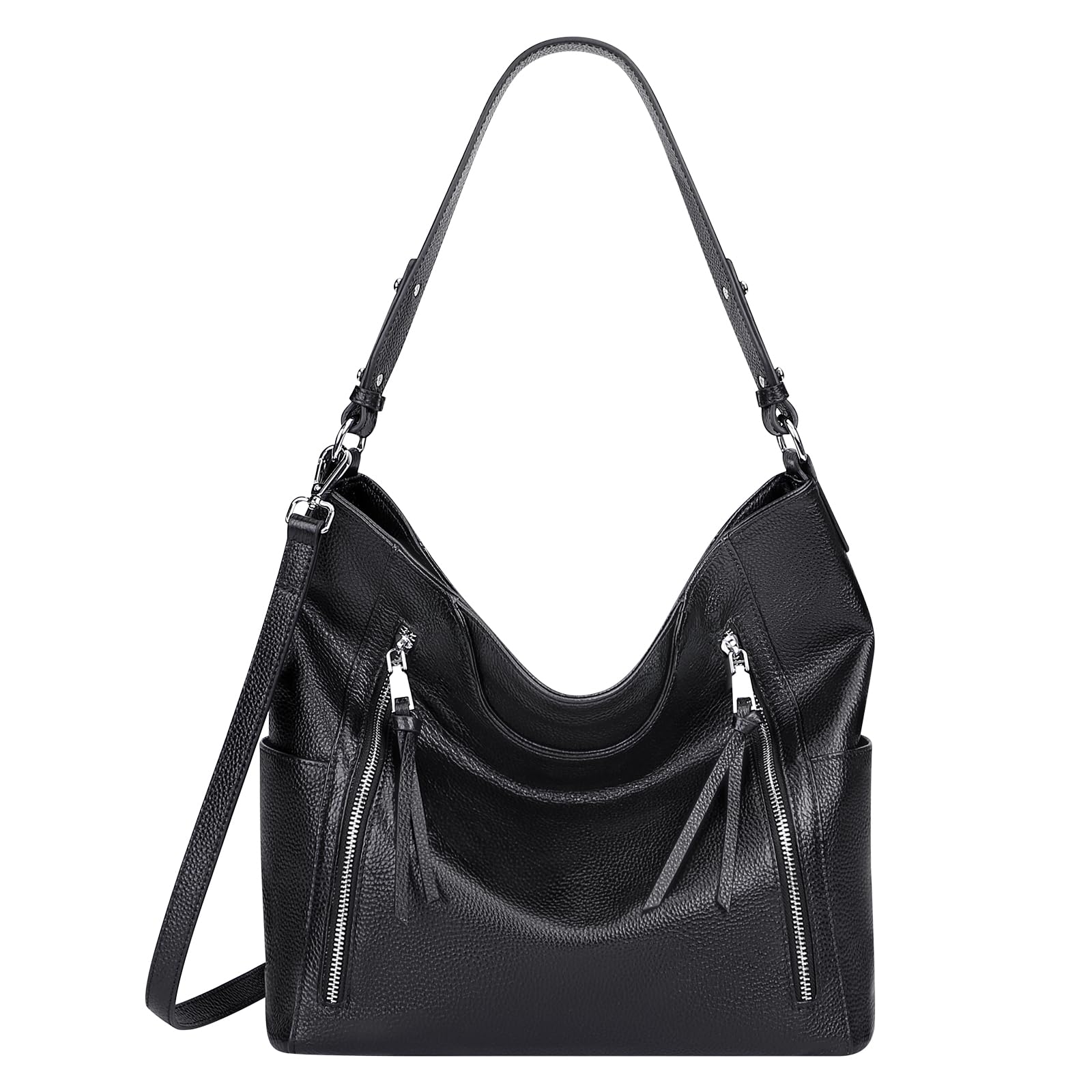 Genuine Leather Hobo Bags for Women - Soft Casual Shoulder Purse & Handbag - Perfect for Work, Travel & Everyday Use