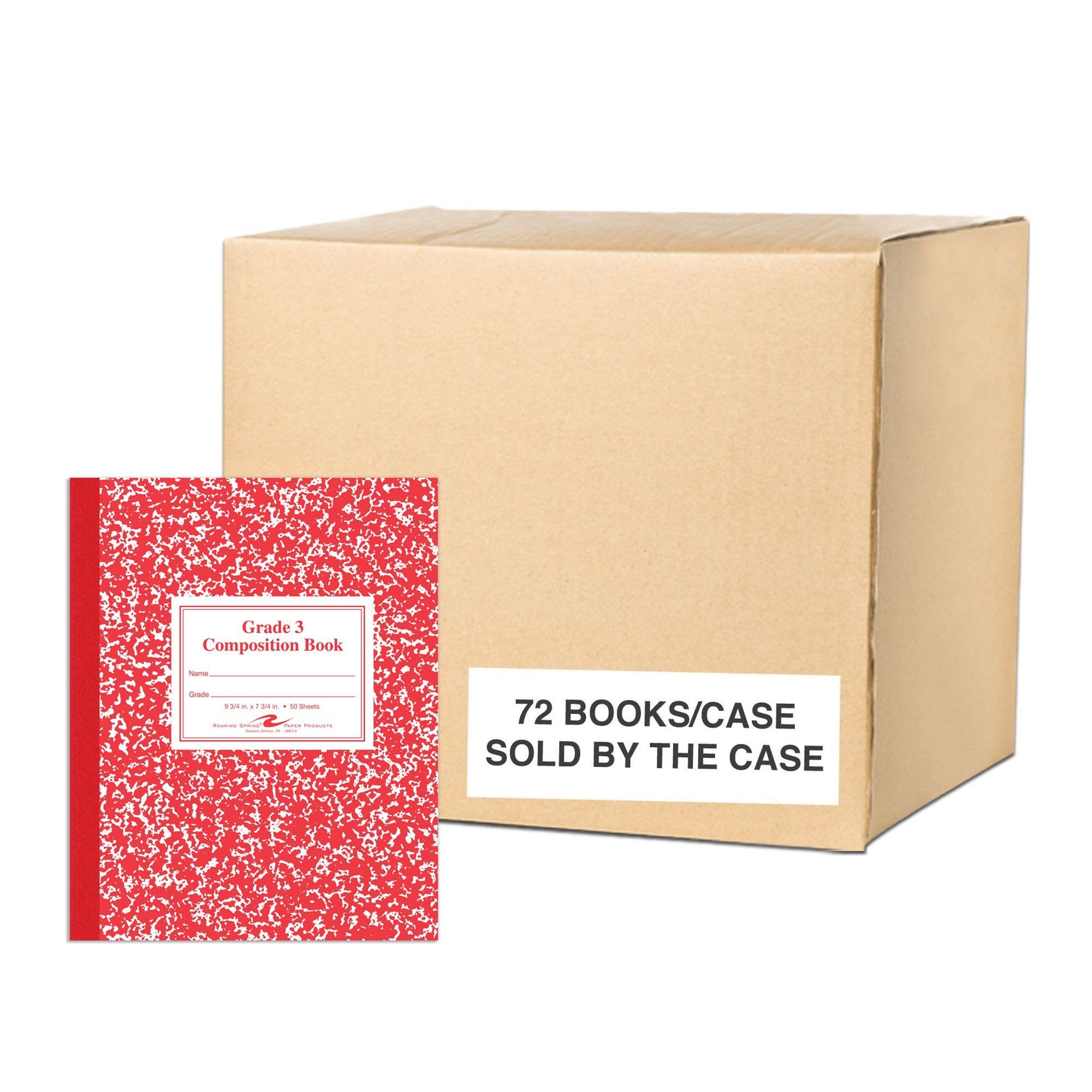 Roaring Spring Composition Notebooks - 50 Sheets 15# White Paper, 9.75