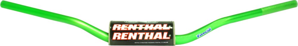 Renthal Fatbar OEM Handlebar for Kawasaki - Model GR 604-01-GN - High-Performance Motorcycle Handlebar for Off-Road & Motocross Racing