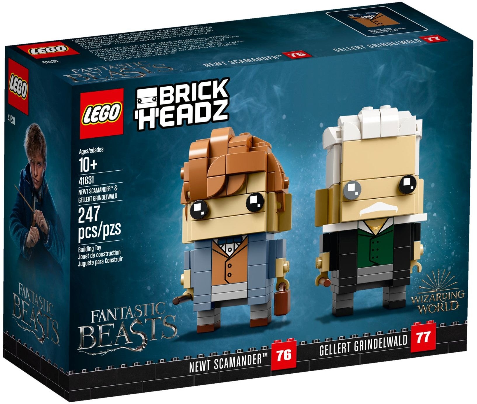 LEGO 41631 Newt Scamander & Gellert Grindelwald Harry Potter Collectible Minifigures - Perfect for Display, Gift Giving, and Harry Potter Fans
