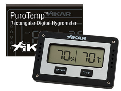 Digital Hygrometer Rectangular - Accurate Indoor Humidity & Temperature Monitor for Home, Office, Greenhouse, and Baby Room