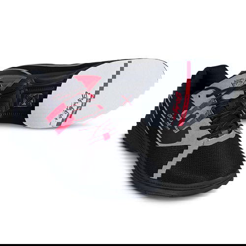 KR Strikeforce Men's Ignite Bowling Shoes - Black/Grey/Red (Right Hand) | High-Performance for Competitive & League Bowling