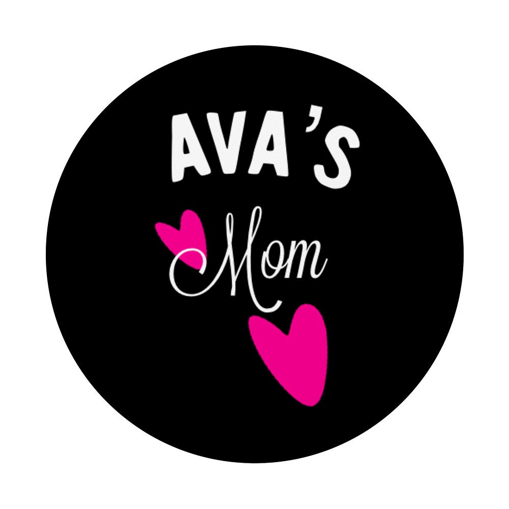 Ava's Mom Pink Hearts - Cute Baby Girl Outfit for Photos, Parties & Special Occasions | Soft & Comfortable Toddler Clothing