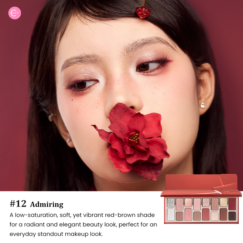 CHEERYEP 16-Color Natural Star Eyeshadow Palette - Long Lasting, Highly Pigmented Makeup for Day & Night Looks - Perfect for Parties, Weddings, and Everyday Wear