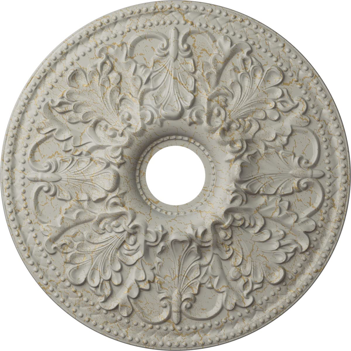 Ekena Millwork CM23ASPCC Ashley Ceiling Medallion - 23 7/8