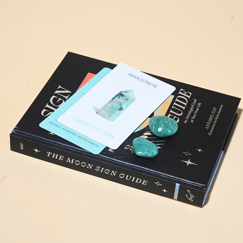 Amazonite Heart Duo - 2 Piece Healing Crystal Set for Love & Harmony | Perfect for Meditation, Reiki, Home Decor & Spiritual Gifts