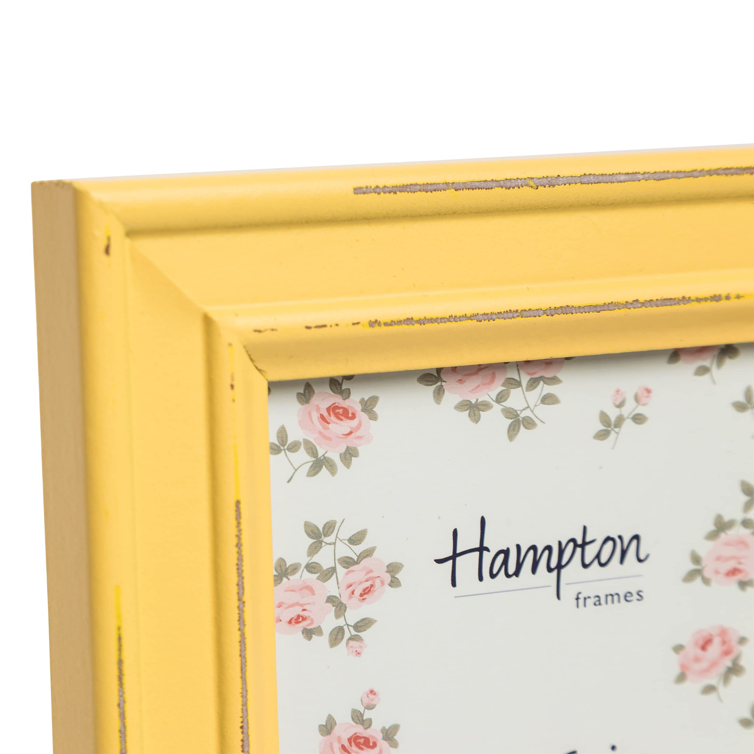 4x6 Yellow Picture Frame with Glass - PALOMA PAL301946Y - Perfect for Wall Decor, Tabletop Displays & Photo Gifts (10x15cm)