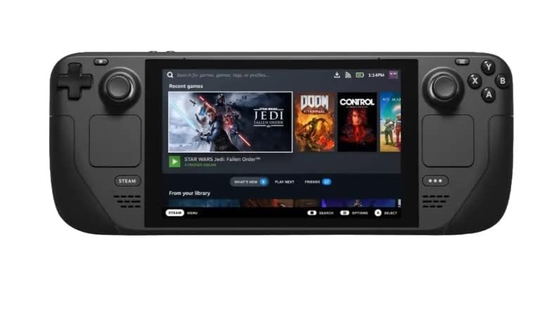 Refurbished Valve Steam Deck 256GB Portable Gaming PC - Handheld Console for AAA Games & Indie Titles | Perfect for Travel, Commuting & Home Gaming