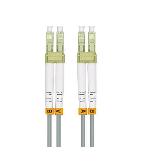 100Meters LC to LC Indoor Armored Duplex 62.5/125 OM1 Fiber Optic Patch Cable - Multimode 100M (330ft) LC-LC Connector for Data Center, Server Rooms & Network Installations