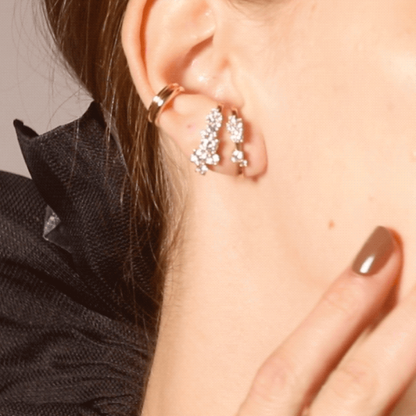 Thick Ear Cuff for Women - Trendy Cartilage Earrings for Helix, Tragus & Conch Piercing - Perfect for Everyday Wear & Special Occasions