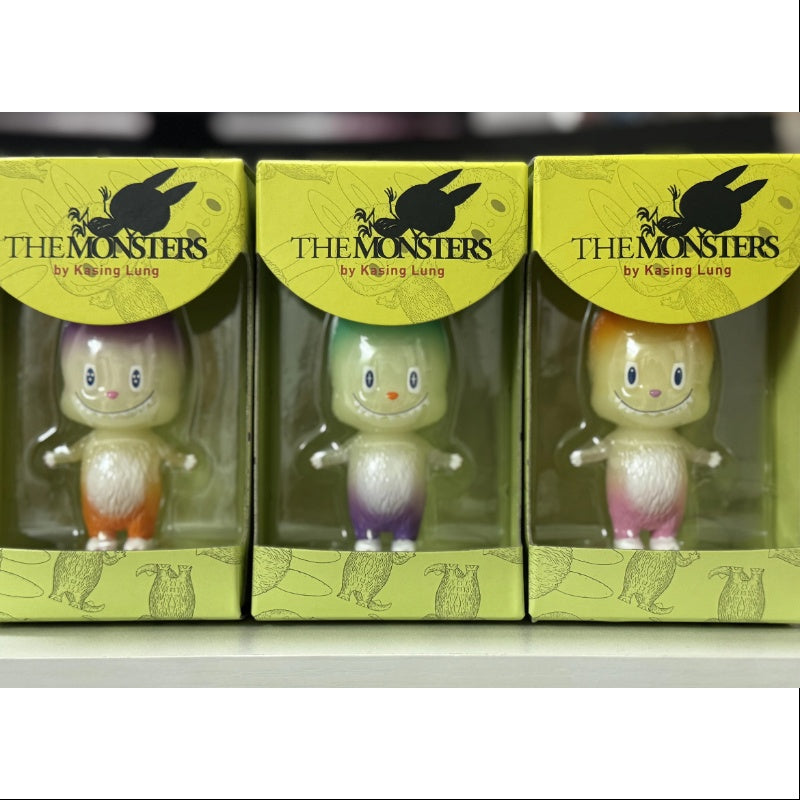 Labubu The Monsters Mini Labubu Calming Dream SET 2024 Limited Edition Glow in The Dark Collectible Figures - Perfect for Home Decor, Office Display, and Gift Giving