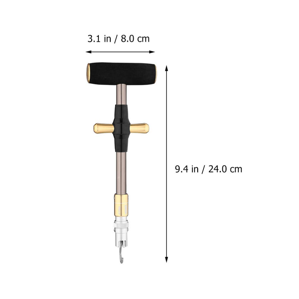 BESPORTBLE Portable Fishing Hook Remover Tool - Aluminum Alloy Fish Hook Extractor & Separator for Safe Hook Removal - Ideal for Catch and Release Fishing, Bass Fishing, and Outdoor Fishing Trips