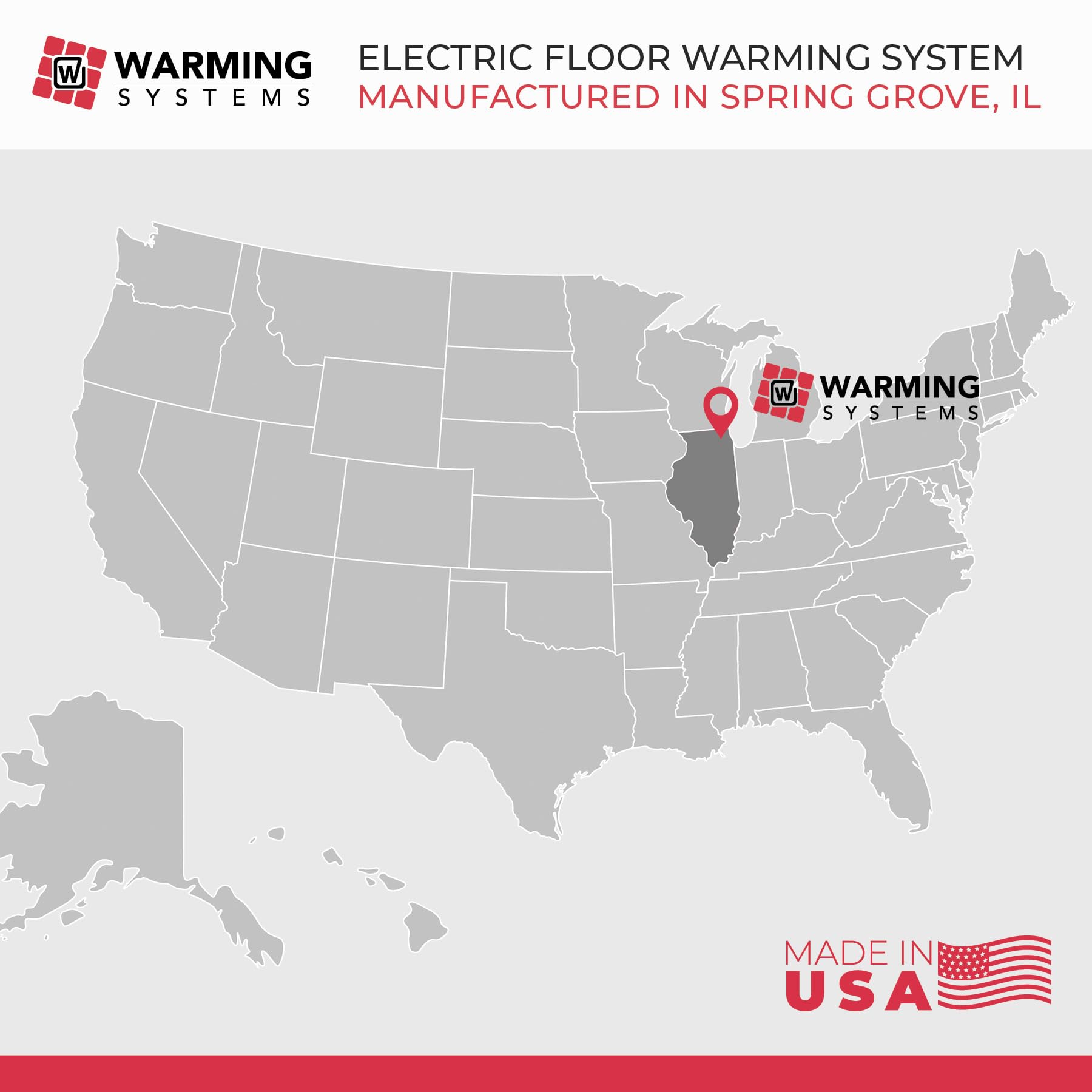 15 Sqft Electric Radiant Floor Heating System Kit with Digital Thermostat - Includes Floor Sensor, Installation Monitor & Cable Guides for Home, Bathroom & Basement Floor Warming