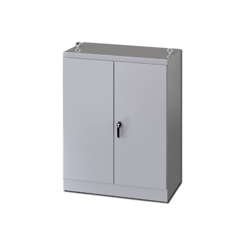 Free Standing Two Door Single Access Enclosures - Heavy Duty Security Cabinet for Storage & Organization | Perfect for Warehouses, Offices & Industrial Use