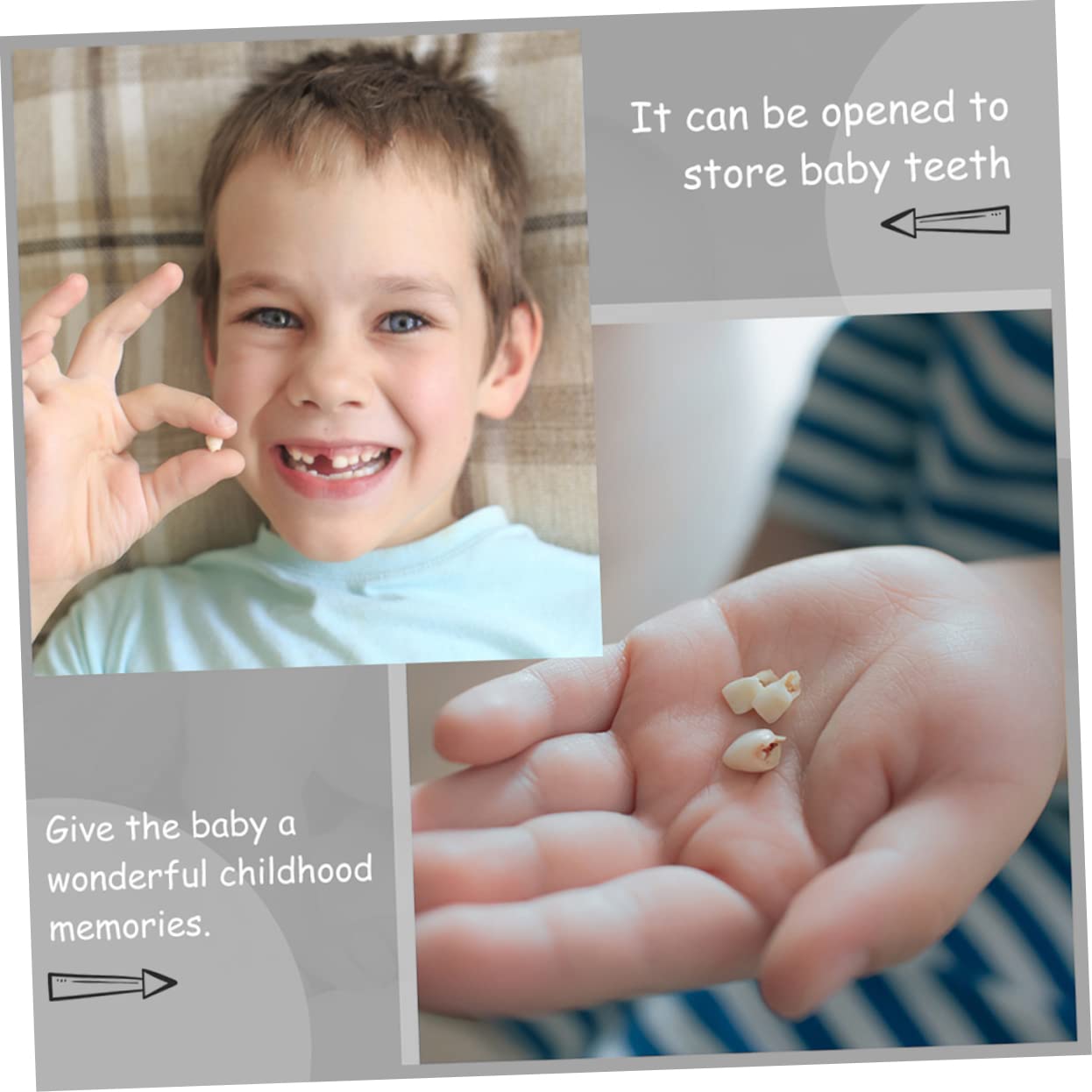 Beautiful First Tooth Keepsake Box - Baby Tooth Storage Container for Lost Teeth | Perfect for Baby's First Tooth, Tooth Fairy Gifts & Childhood Memories