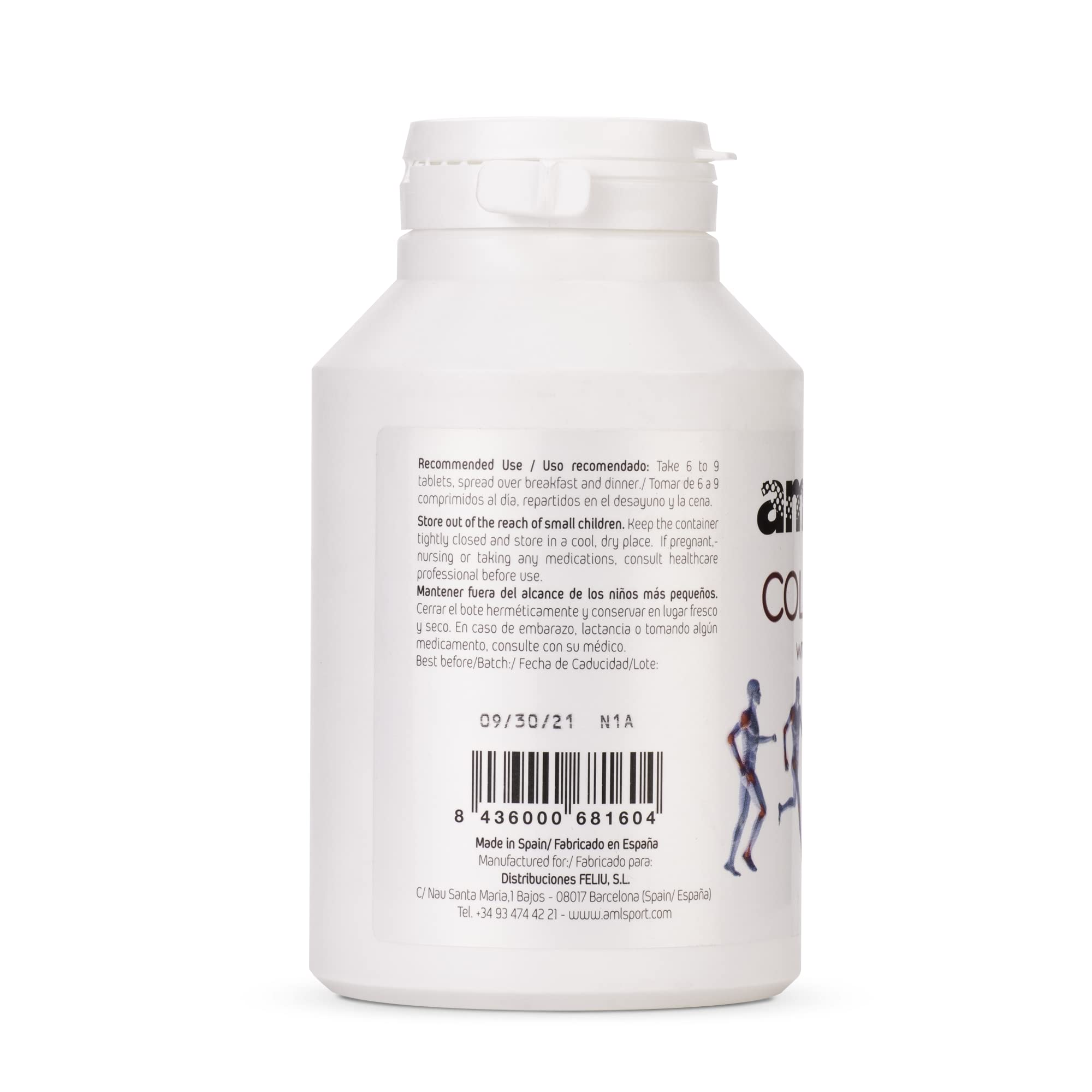 ANA Maria LAJUSTICIA Collagen with Magnesium 270 Tablets - Joint Support & Muscle Recovery Supplement | AMLSPORT by ANA Maria LAJUSTICIA | Ideal for Athletes, Fitness Enthusiasts & Active Lifestyles