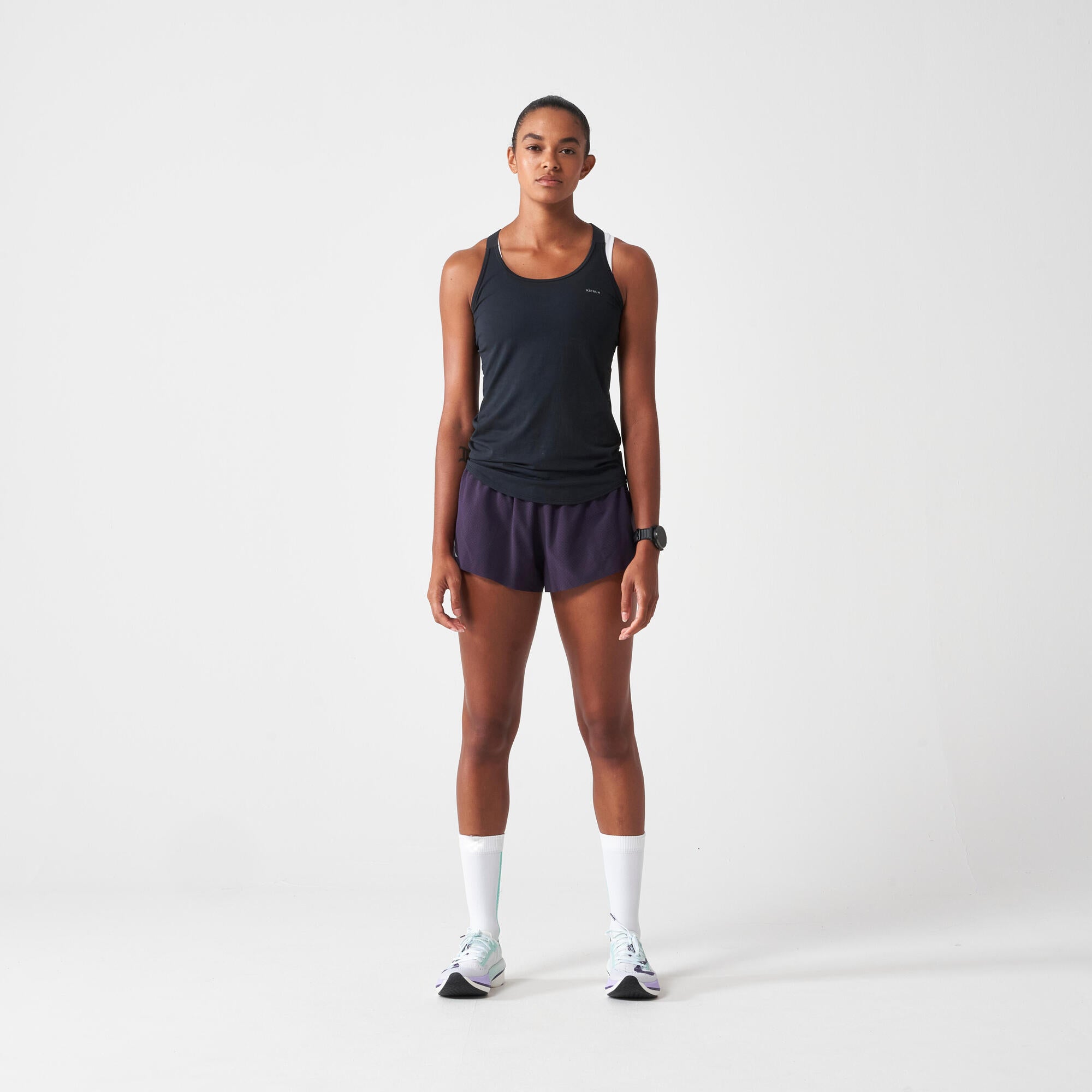 Kiprun Women's Run 500 Seamless Comfort Running Tank Top - Breathable Workout Shirt for Gym, Jogging & Yoga | Lightweight Athletic Top for Women