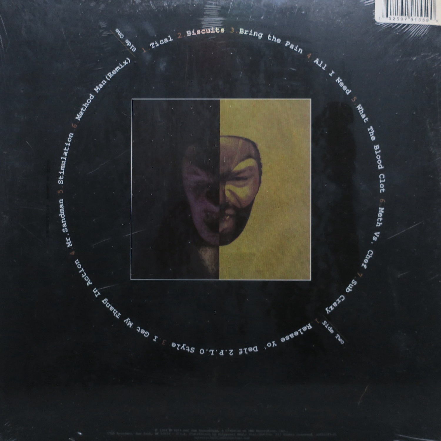 METHOD MAN 'Tical' Vinyl LP Record - Wu Tang Clan Classic Hip Hop Album - Perfect for Music Collectors & Vinyl Enthusiasts