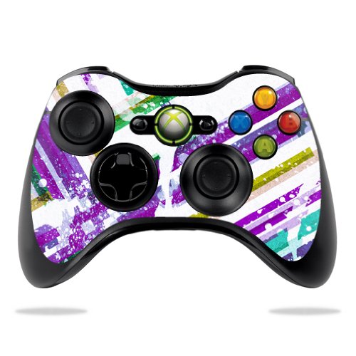 Protective Vinyl Skin Decal Wrap Sticker for Microsoft Xbox 360 Controller - Modern Plaid Design | Gaming Accessories for Enhanced Grip & Console Protection | Perfect for Gaming Enthusiasts & Collectors
