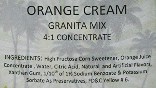 Slushie Mix - Tropical Sensations Orange Cream Flavor (6 Pack, 64oz Each) | Perfect for Summer Parties, Poolside Treats & Family Gatherings
