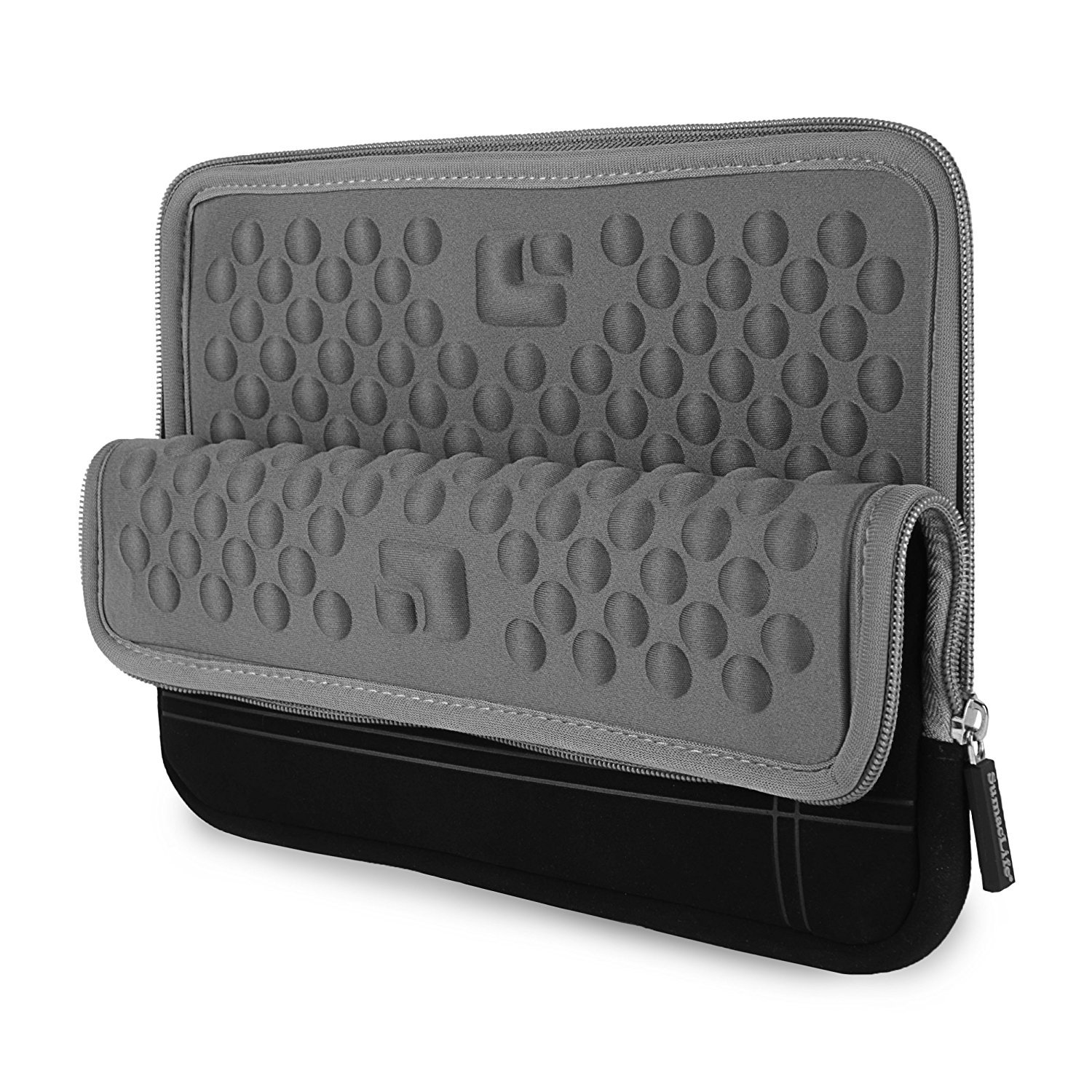 13 Inch Laptop Sleeve for MacBook Air/Pro 13, iPad Pro 12.9 & Galaxy Tab S7 - Protective Neoprene Case with Soft Lining for Travel, Work & School
