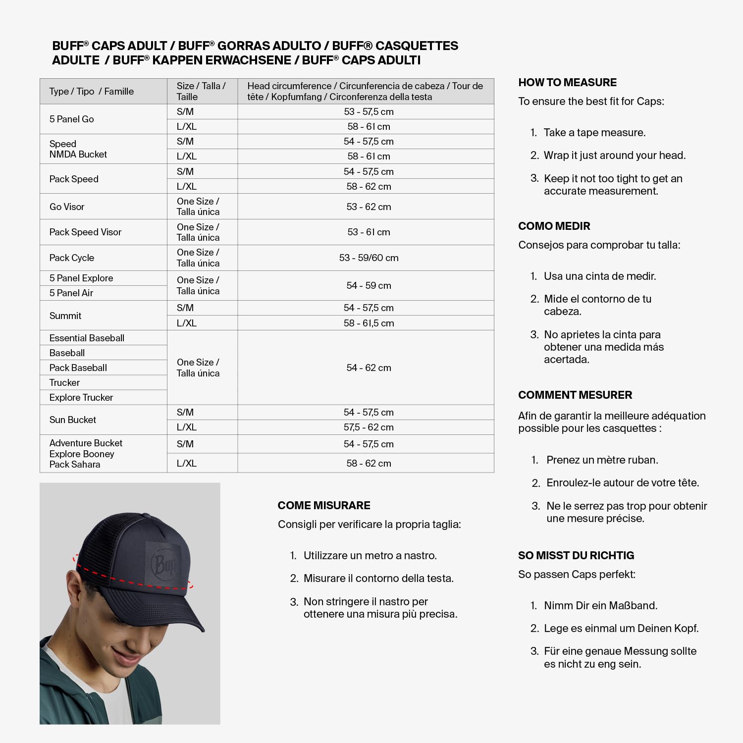 Buff Unisex Baseball Cap - Adjustable & Stylish Hat for Men & Women - Perfect for Outdoor Sports, Hiking, and Casual Wear