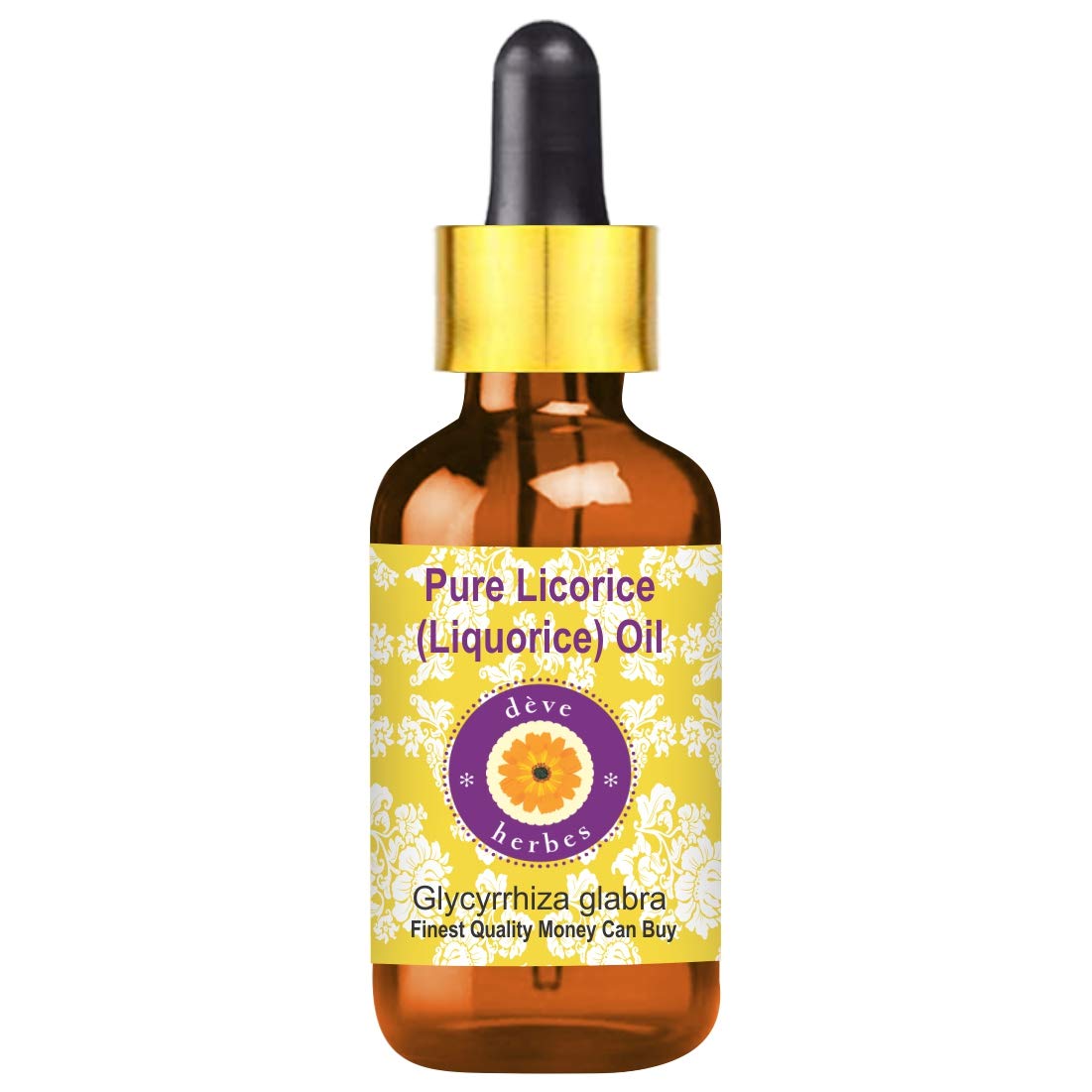 Pure Licorice Essential Oil (Glycyrrhiza glabra) 10ml - Natural Therapeutic Grade with Glass Dropper for Aromatherapy, Skin Care & Relaxation