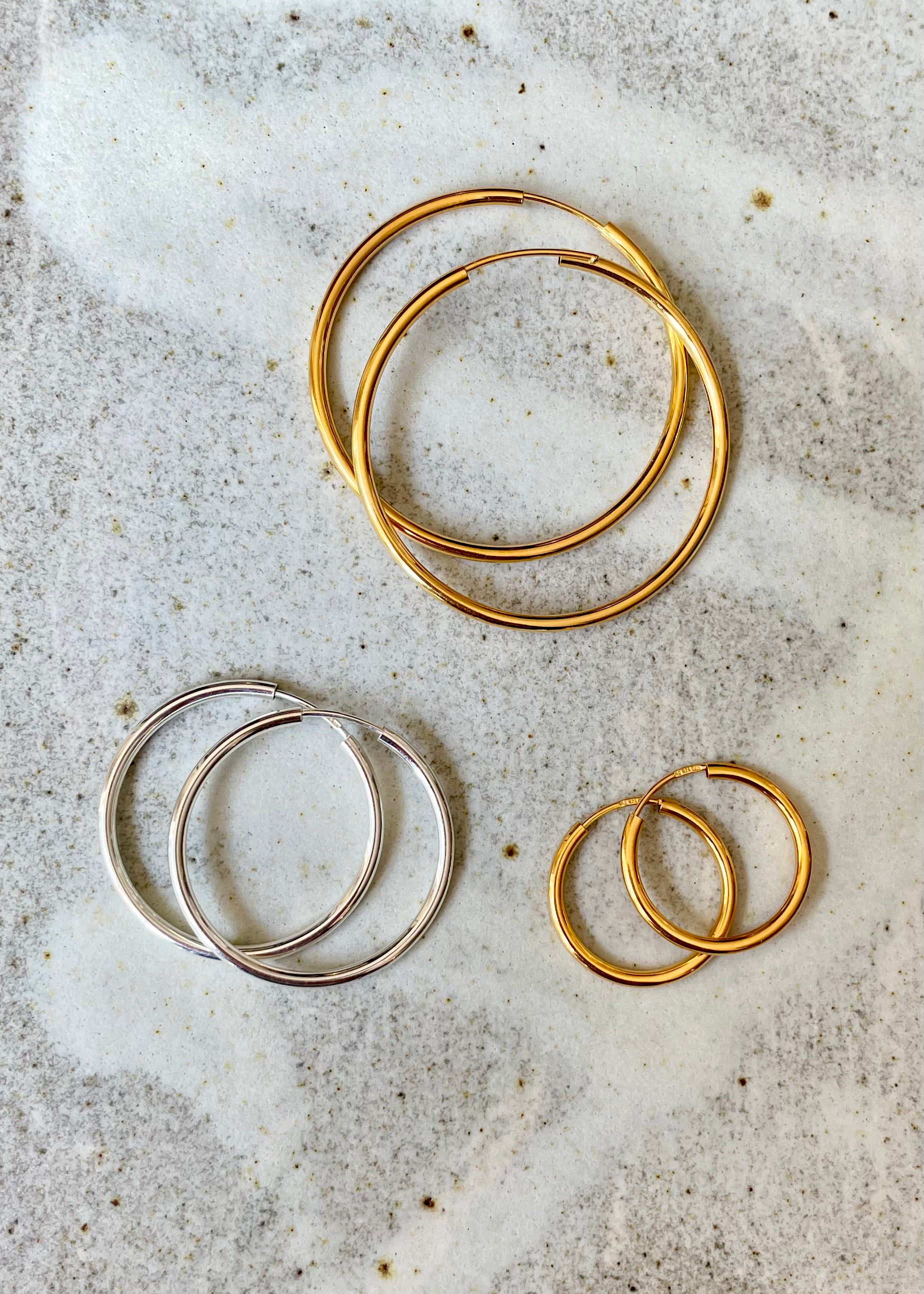 Classic Hoops Earrings for Women - 14K Gold Plated Dainty Hoop Earrings for Everyday Wear | Perfect Gift for Her, Birthday, Anniversary | Casual, Office & Party Jewelry