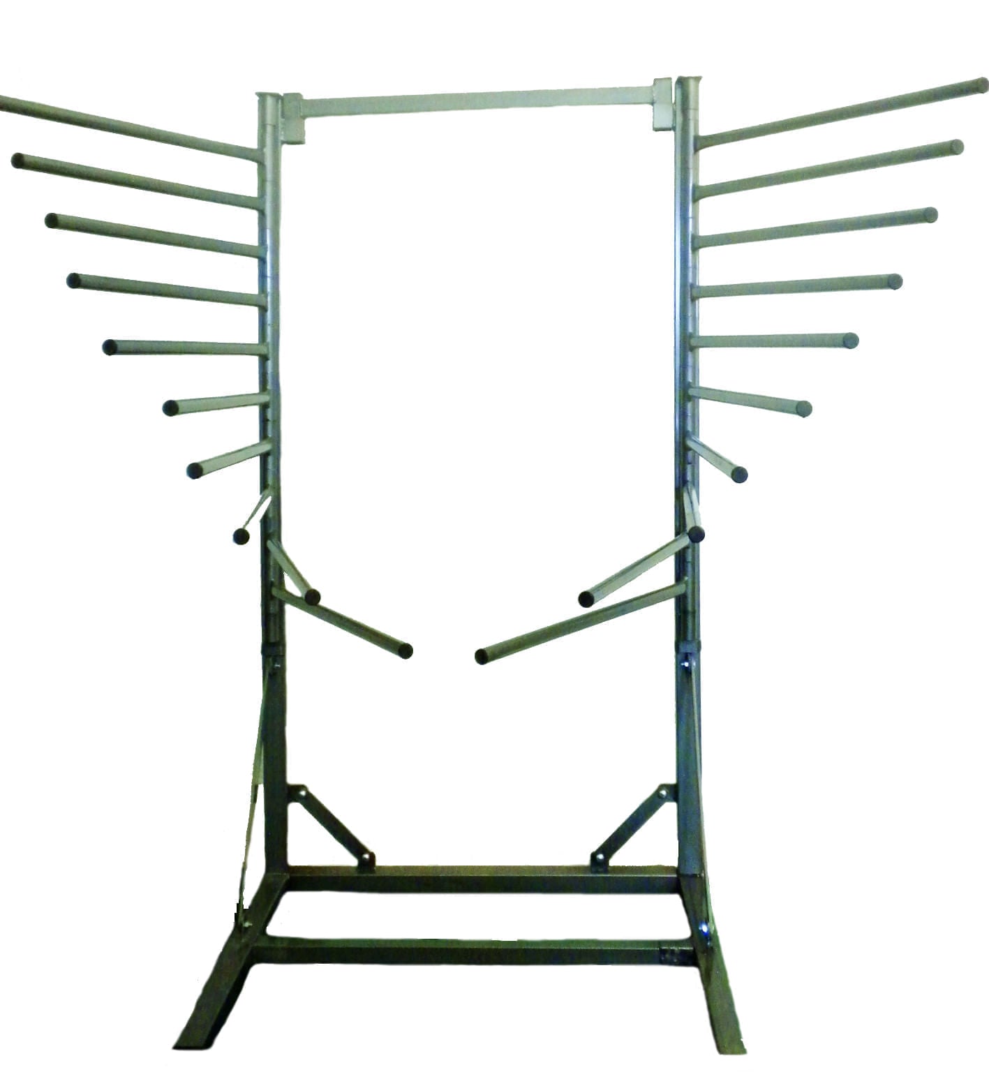 EquiRacks 20-Arm Free Standing Saddle Pad Rack - Heavy Duty Horse Tack Organizer for Barn, Stable & Equestrian Storage - Perfect for Western & English Riding Gear
