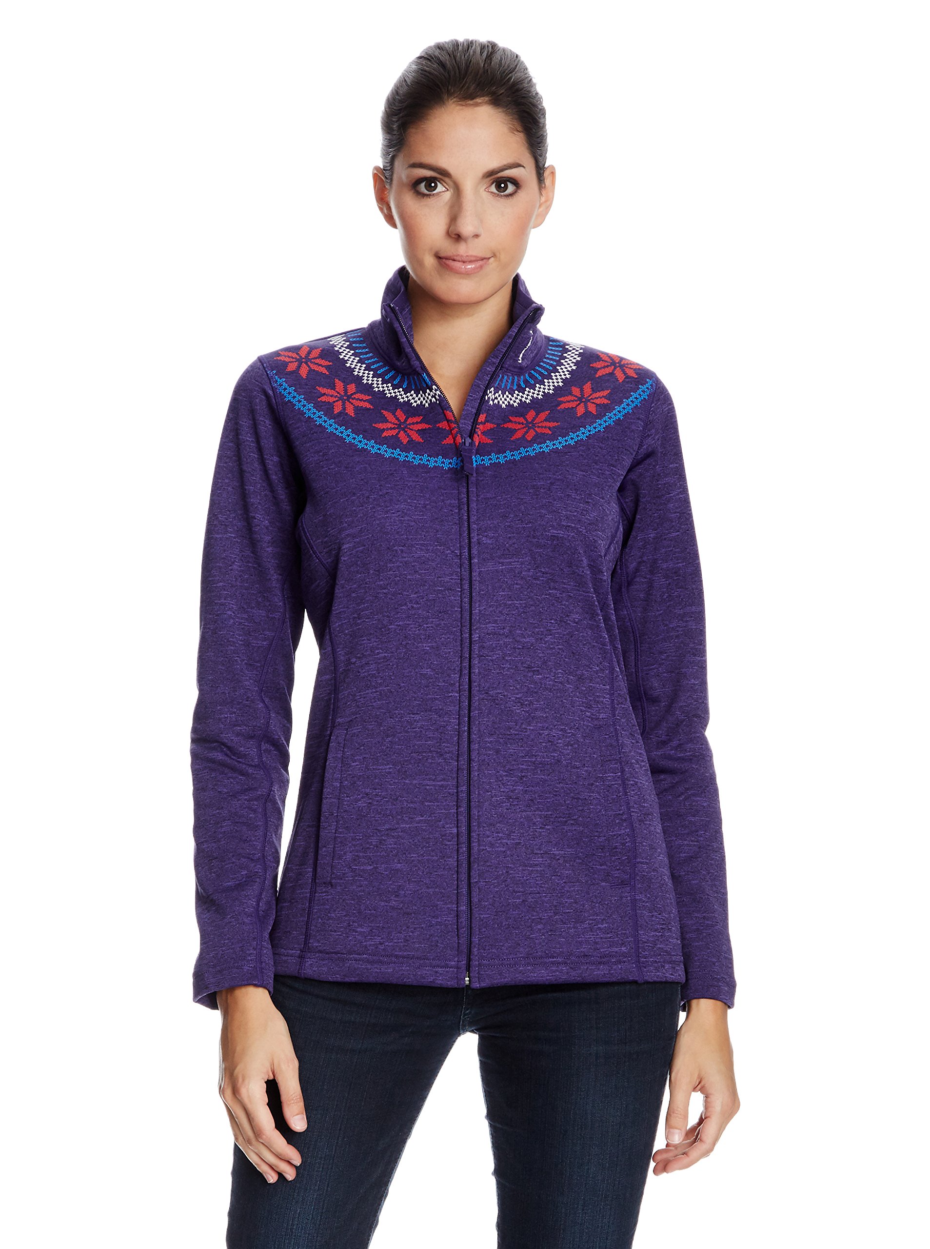 Helly Hansen Women's Graphic Fleece Jacket - Lightweight Warm Pullover for Hiking, Camping & Outdoor Activities | Cozy Casual Winter Wear
