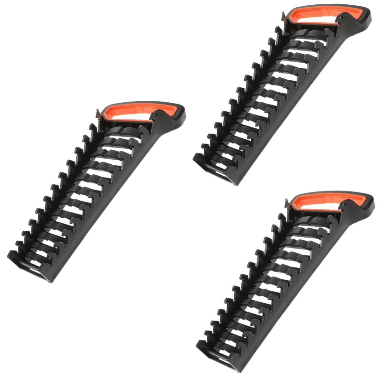 Uonlytech 3-Piece Ratchet Wrench Holder Set - Wall Mounted Tool Organizer for Mechanics, Garage Storage Rack with Coat Hanger Stand & Shelf Braces - Perfect for Wrench Storage, Combination Wrenches, and Mechanic Tools Organization (Ideal for Garages, Workshops & Auto Repair Shops)