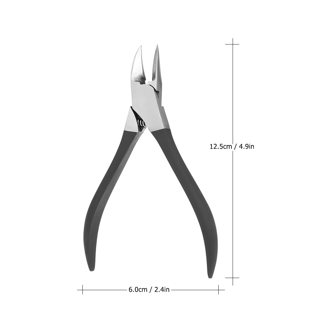 Ubersweet® Ingrown Toenail Correction Kit - Professional Nail Nipper, Cuticle Remover & Nail File for Toenail Treatment - Pedicure Tools for Pain Relief & Nail Care - Perfect for Home Use & Salon Professionals