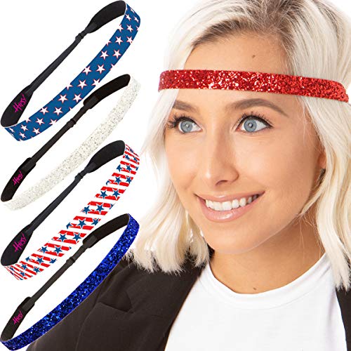 Stars & Stripes Skinny Glitter 5pk