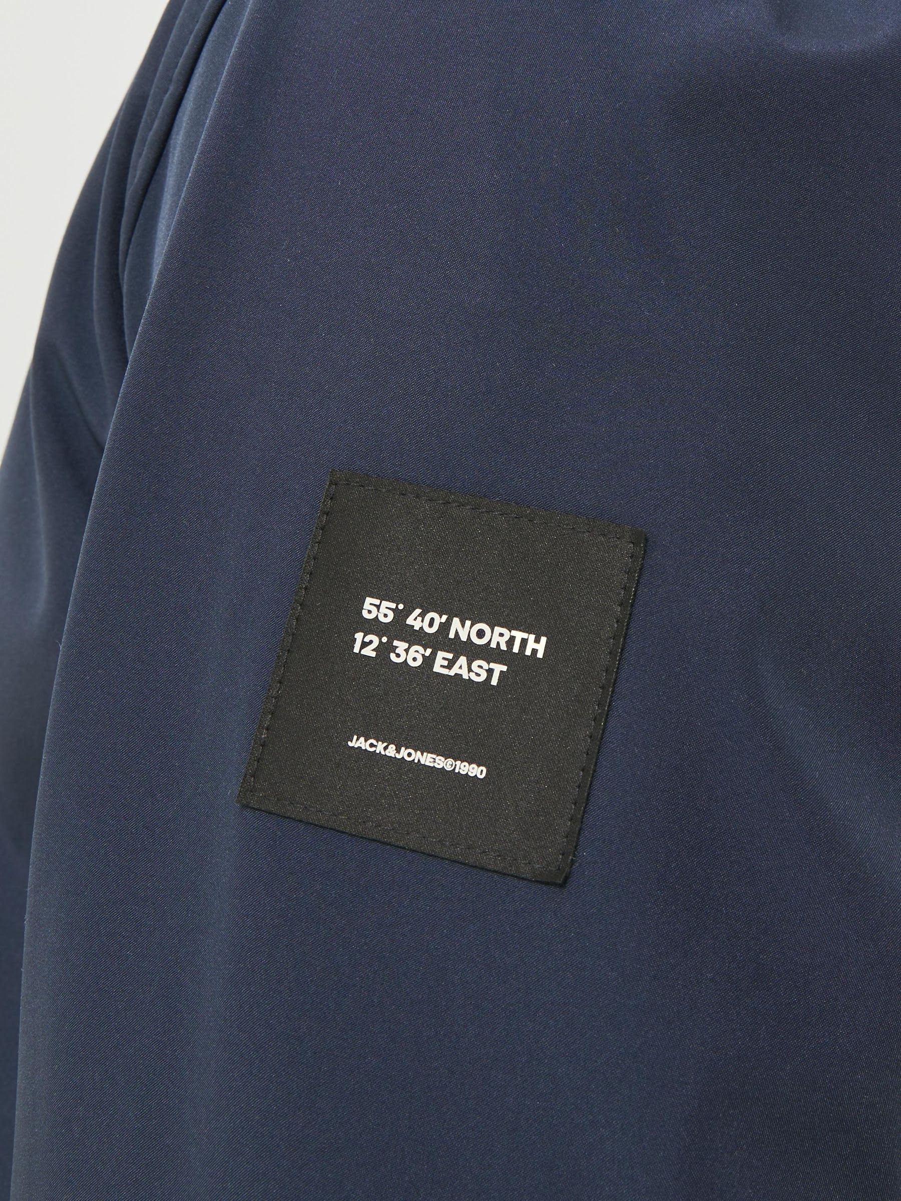 JACK & JONES Men's Softshell Hooded Jacket for Outdoor Activities