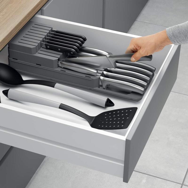 Blade Fit Adjustable Knife Organizer - Premium Knife Storage Solution for Kitchen, Office & Workshop - Perfect for Chefs, DIY Enthusiasts & Crafters