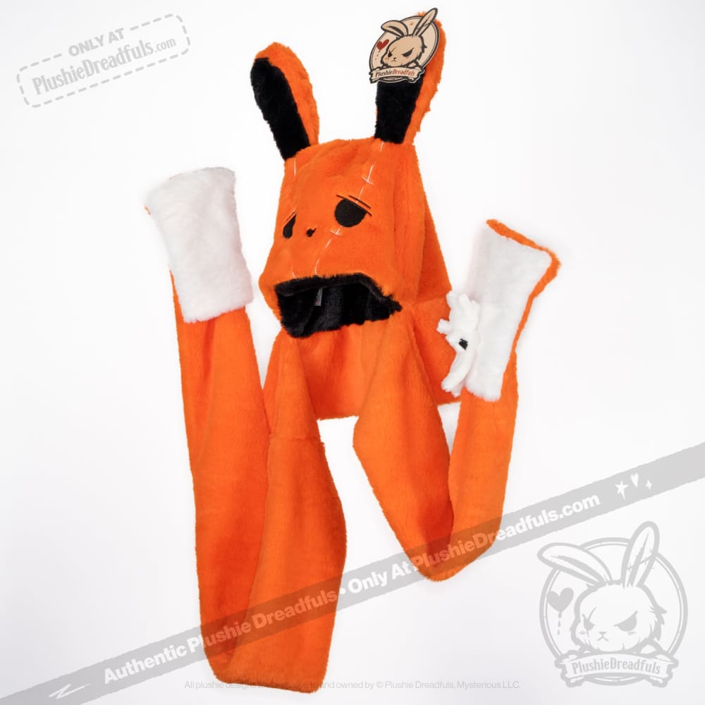Scoodie Dreadful Anxiety Rabbit Scarf Hoodie - Soft Comfort Wear for Stress Relief, Cute Animal Design - Perfect for Winter Warmth, Anxiety Support & Cozy Lounging