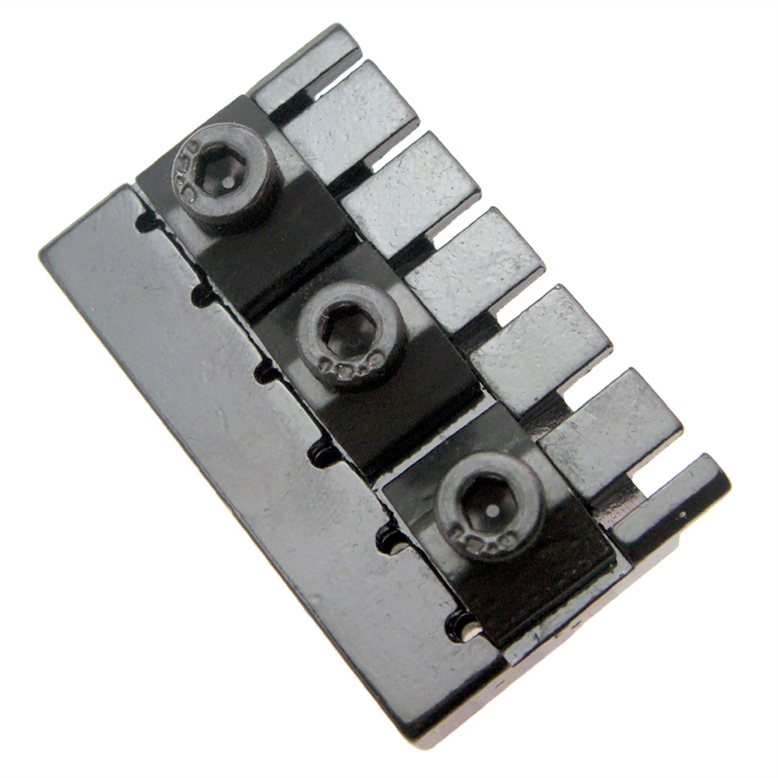 Electric Guitar Bridge System Set - Locking Nut & String Wrench Kit for Headless DIY Guitar Replacement | Perfect for Guitar Maintenance & Hardware Upgrades