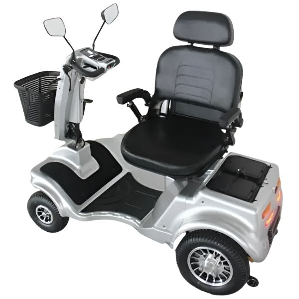 Gladiator 4 Wheel Bariatric Mobility Scooter - Heavy Duty Electric Wheelchair for Adults with 500 lbs Capacity - Ideal for Indoor & Outdoor Use, Travel, Shopping, and Daily Mobility Assistance