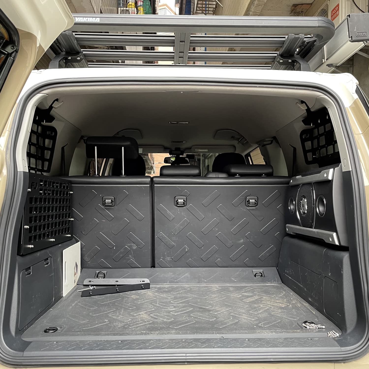 Toyota FJ Cruiser (XJ10) 2007-2014 Modular Storage Panel System - Black Trunk Shelf & Rear Cargo Organizer for Interior Luggage Storage | Perfect for Camping Gear, Road Trips & Outdoor Adventures