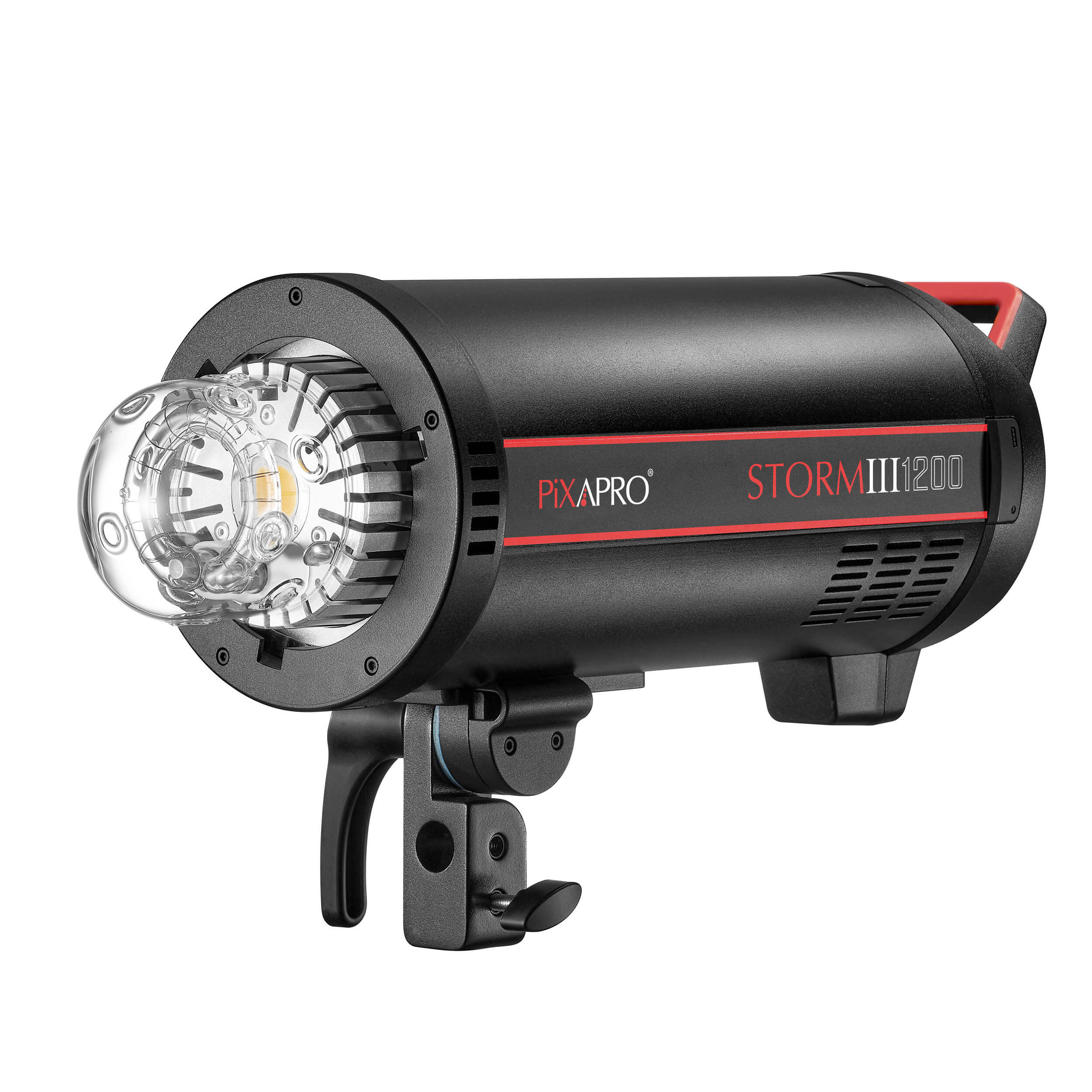 STORM1200 III Super Fast Flash Head with LED Modeling Lamp (QT1200 IIIM) - Professional Studio Lighting for Photography & Videography
